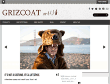 Tablet Screenshot of grizcoat.com